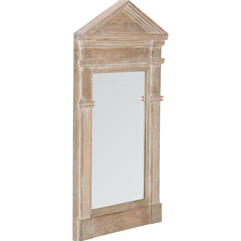 Finch Westport Distressed Wood Hanging Wall Mirror Wayfair